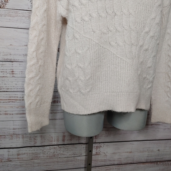 KENDALL + Kylie Boxy Cable Knit Sweater S - Picture 5 of 10